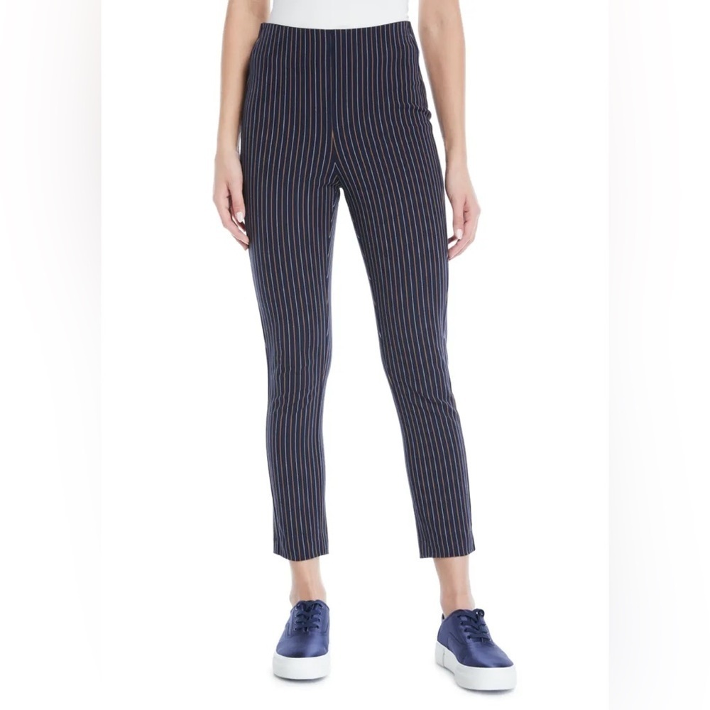 10 Crosby Derek Lam Navy Striped Business Casual Pants sz 12